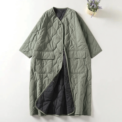 Warm Quilted Winter Coat for Women - Soft Casual Fit