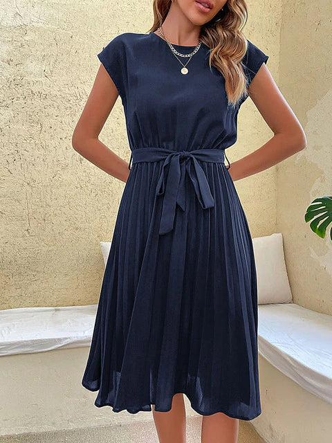 Cute Sleeveless Flowy Mini Dress
