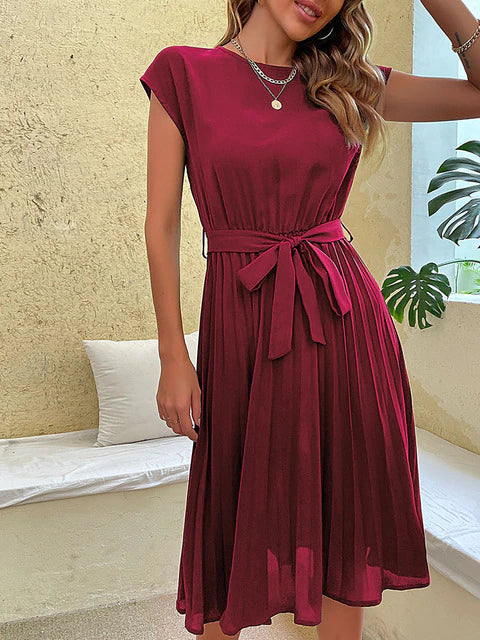 Cute Sleeveless Flowy Mini Dress