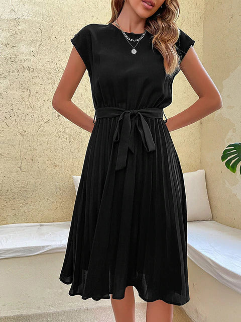 Cute Sleeveless Flowy Mini Dress