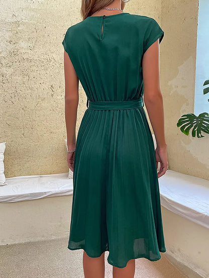 Cute Sleeveless Flowy Mini Dress