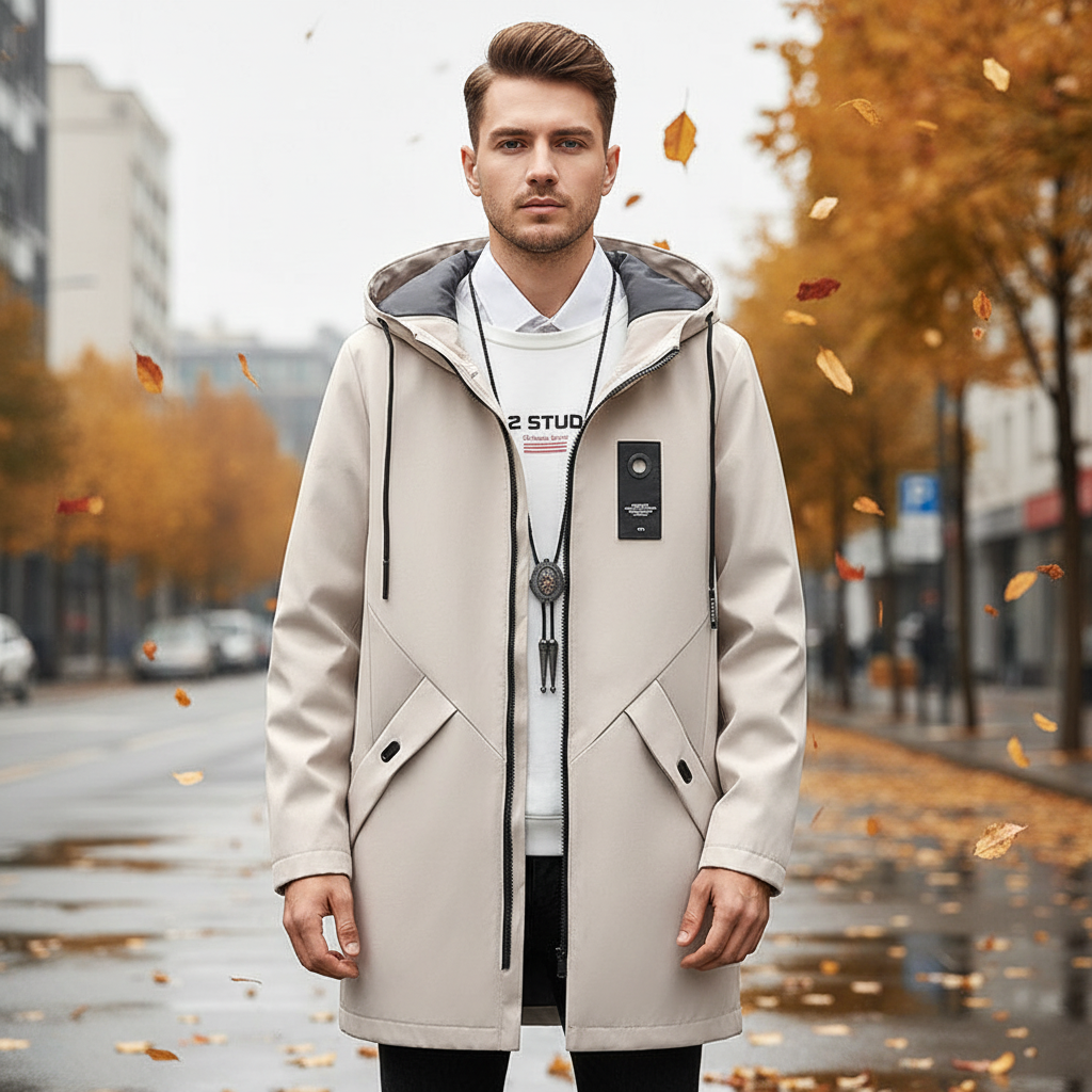Warm Hoodie Coat for Men - Pexav