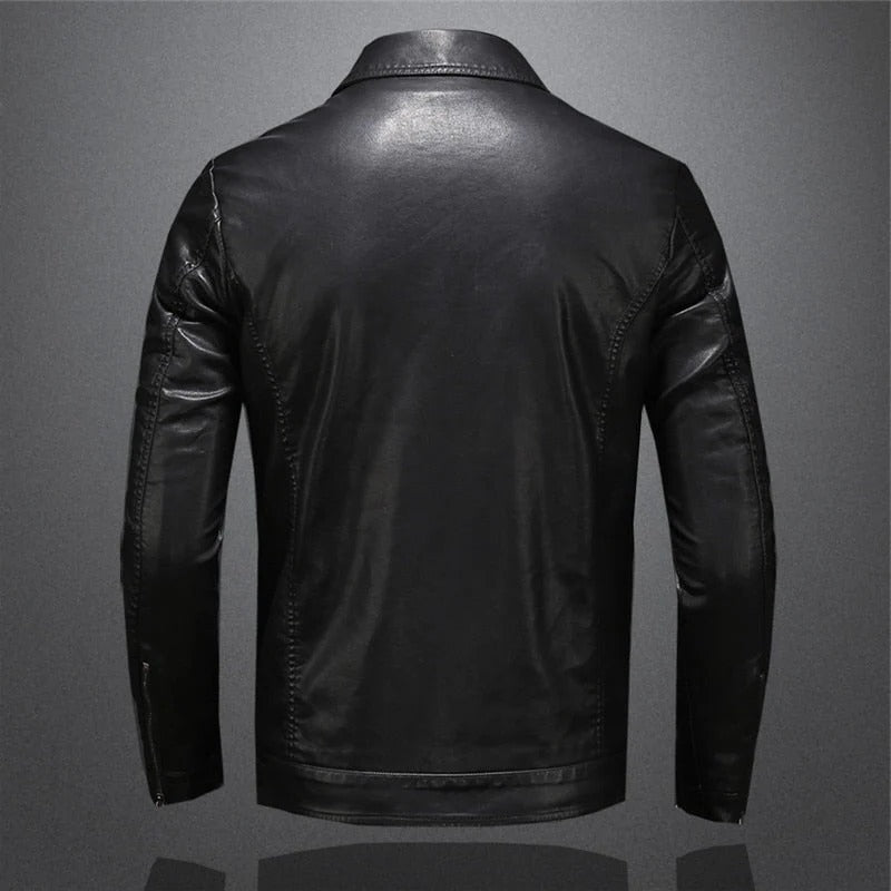 Mens Classic Leather Jacket
