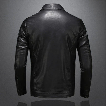 Mens Classic Leather Jacket