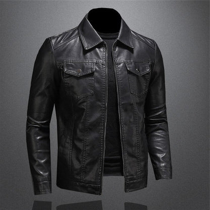 Mens Classic Leather Jacket