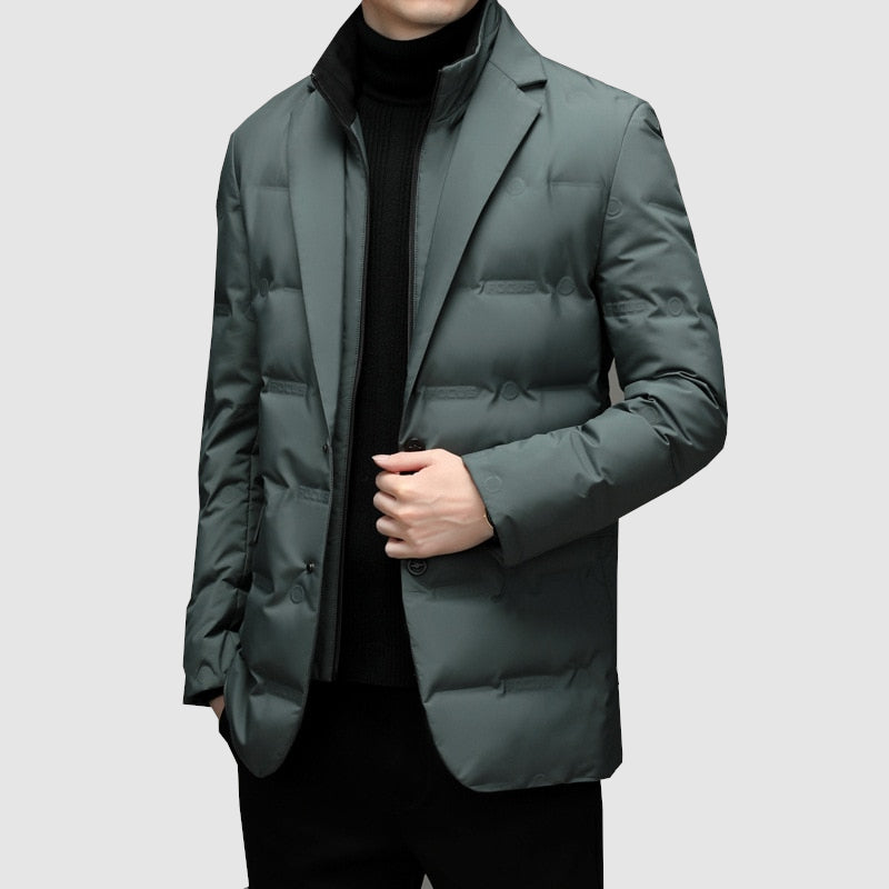 Slim Fit Men's Winter Parka Coat