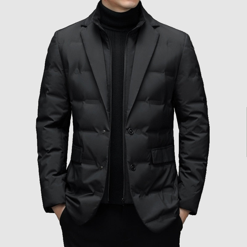 Slim Fit Men's Winter Parka Coat - Nocini