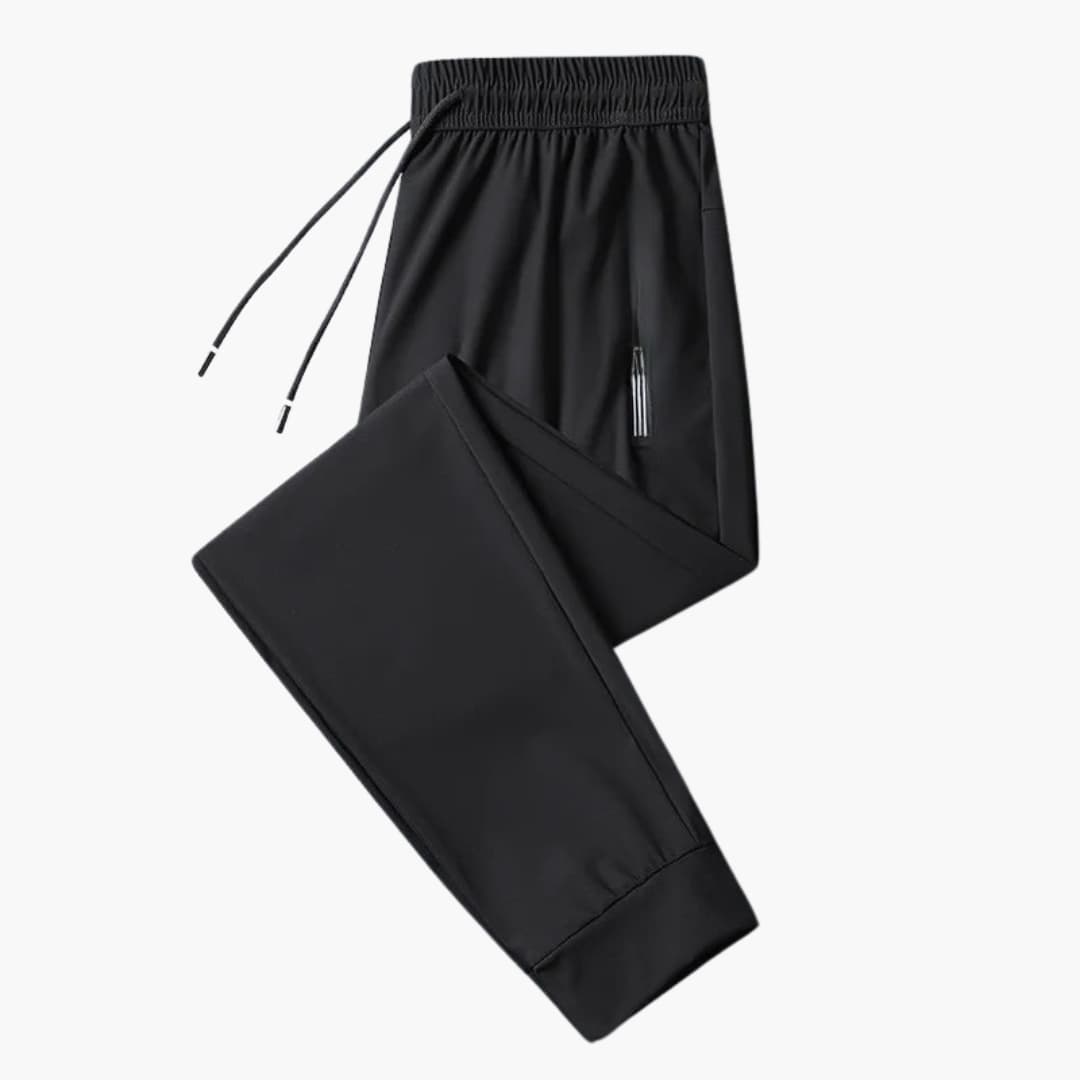 Men's Athletic Sweatpants with Elastic Waist and Side Pockets