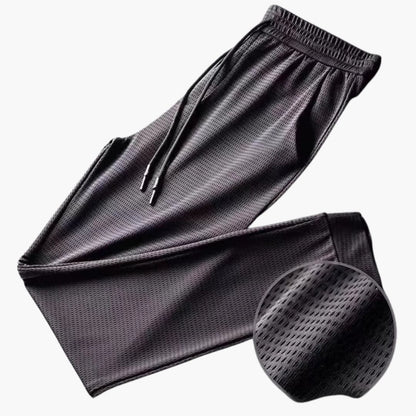Men's Athletic Sweatpants with Elastic Waist and Side Pockets