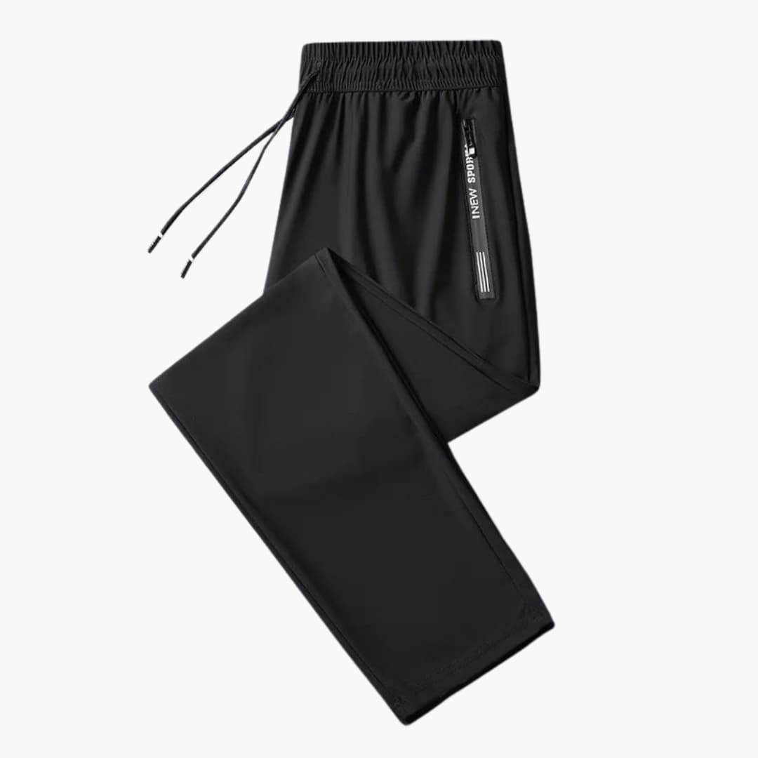 Men's Athletic Sweatpants with Elastic Waist and Side Pockets - Olytrend