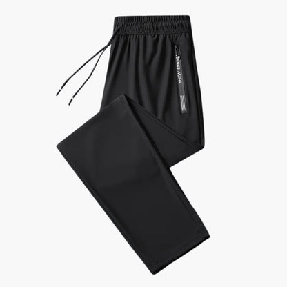 Men's Athletic Sweatpants with Elastic Waist and Side Pockets - Olytrend