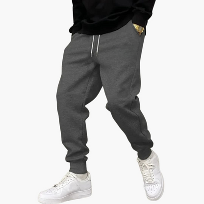 Men's LA Print Sweatpants with Elastic Waistband