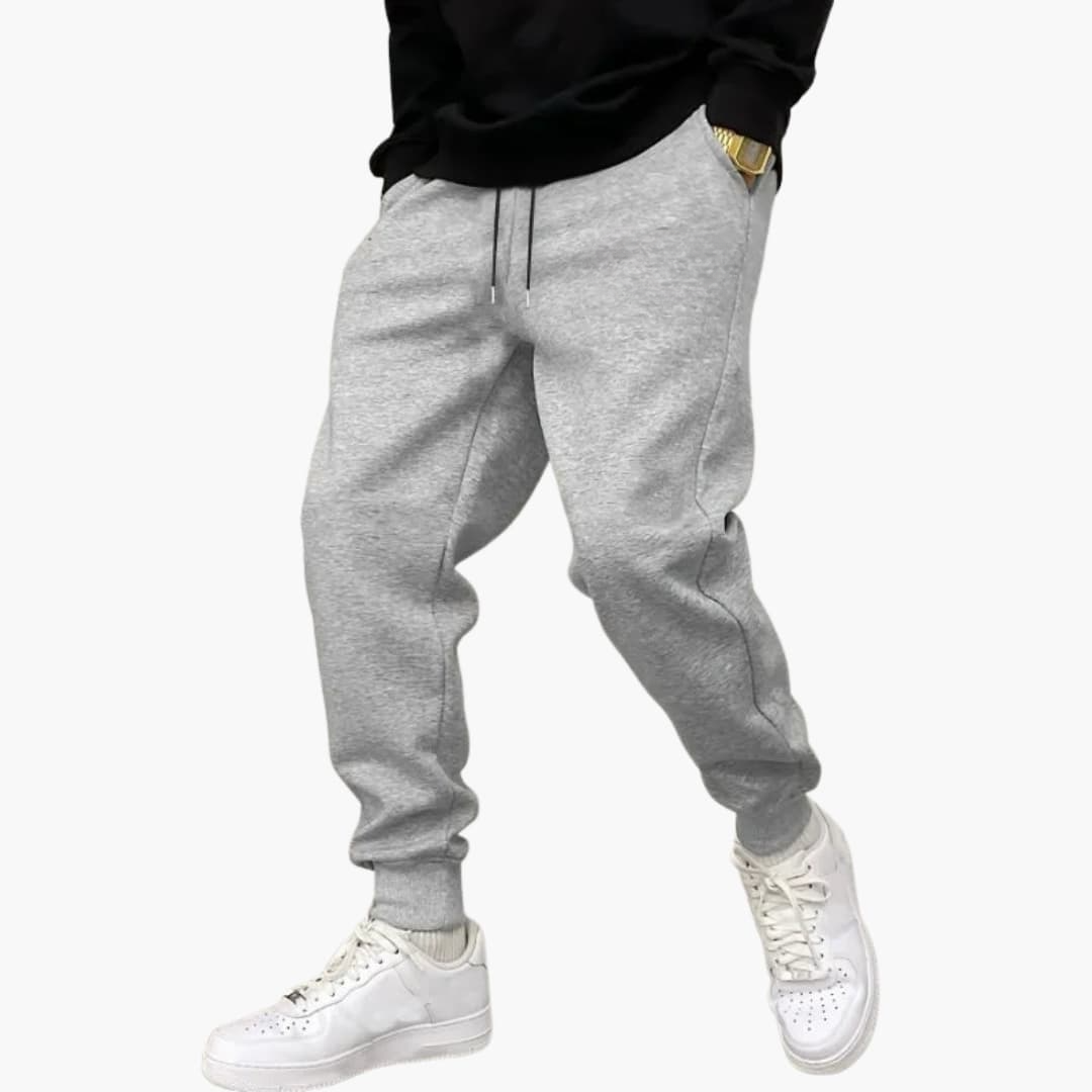 Men's LA Print Sweatpants with Elastic Waistband