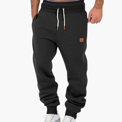 Men's Athletic Pants with Pockets and Elastic Waist