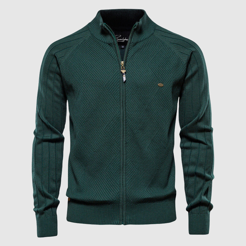 Soft Mens Zip Up Sweater