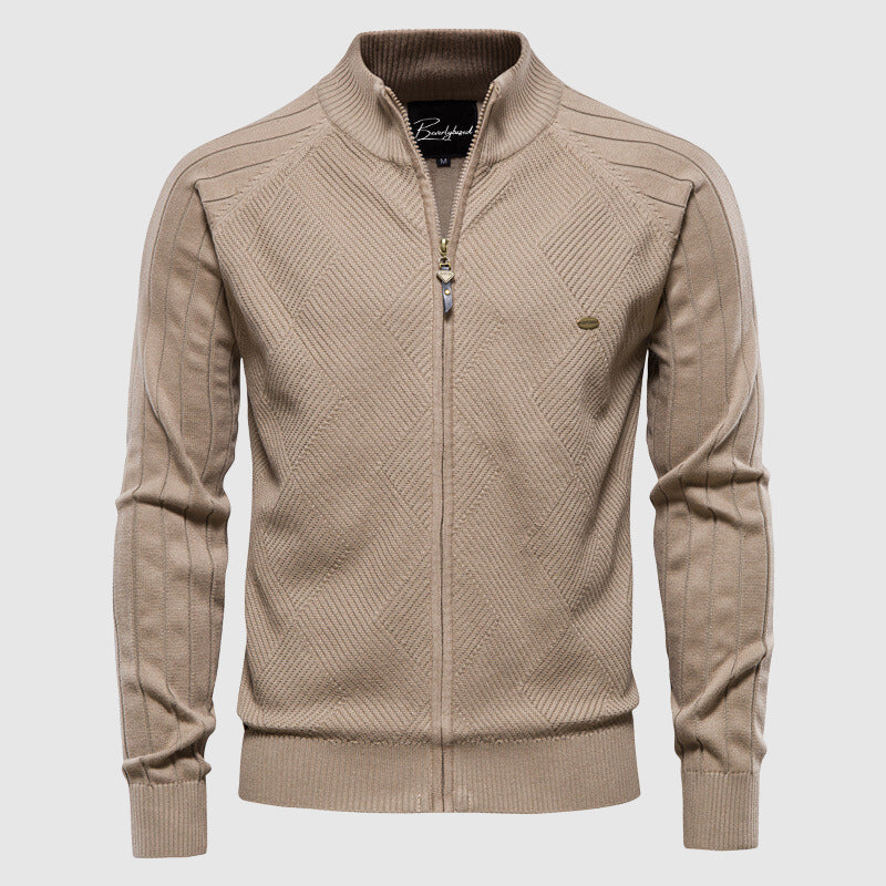 Soft Mens Zip Up Sweater