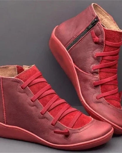 Genuine Leather Low Ankle Boots