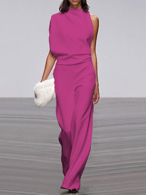 Chic Strapless Summer Jumpsuit