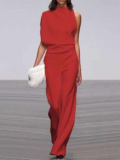 Chic Strapless Summer Jumpsuit