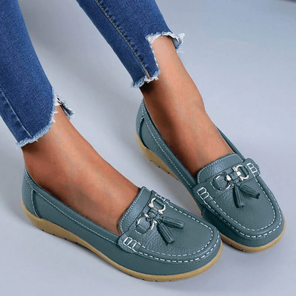 Stylish Vegan Flat Loafers for Daily Wear - Nocini