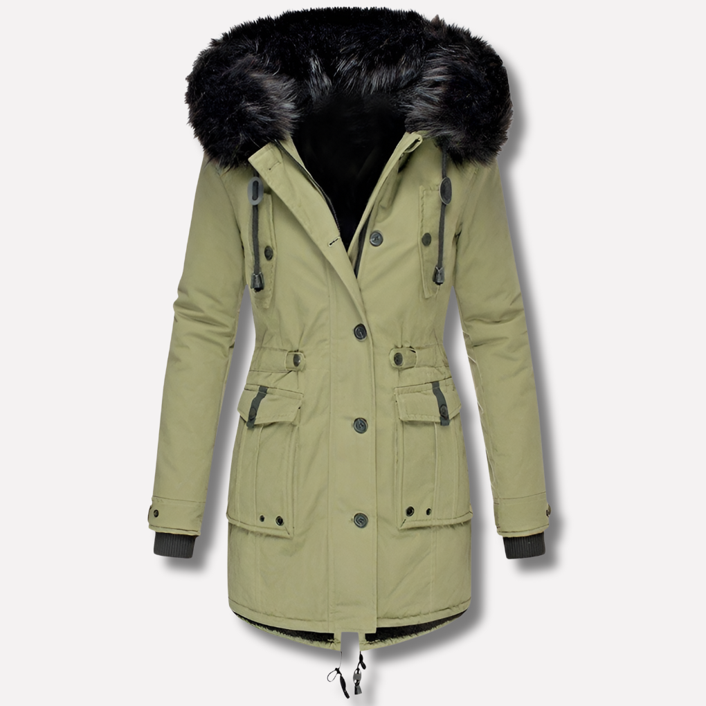 Waterproof Hooded Winter Parka Coat for Women