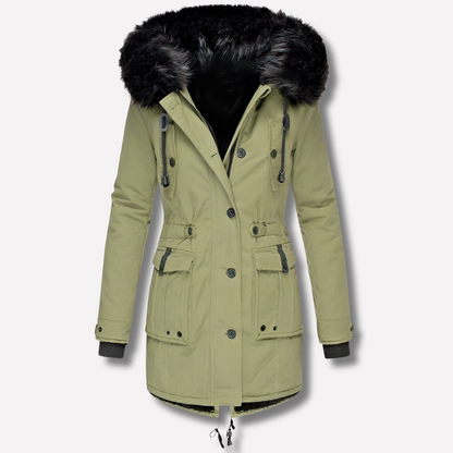 Waterproof Hooded Winter Parka Coat for Women