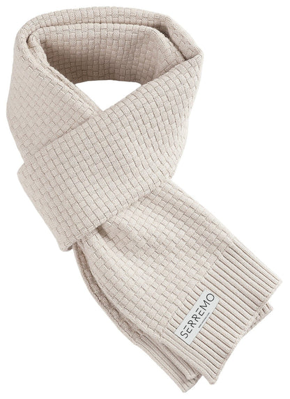 Soft Woven Ribbed Edge Winter Scarf