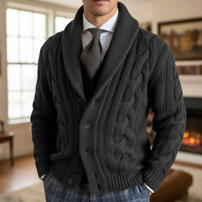 Thick Knit Waistcoat - Ethan - Pexav