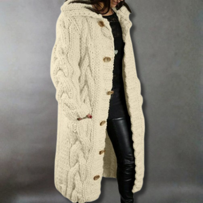 Warm and Flattering Long Winter Coat