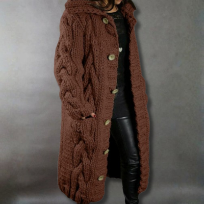Warm and Flattering Long Winter Coat