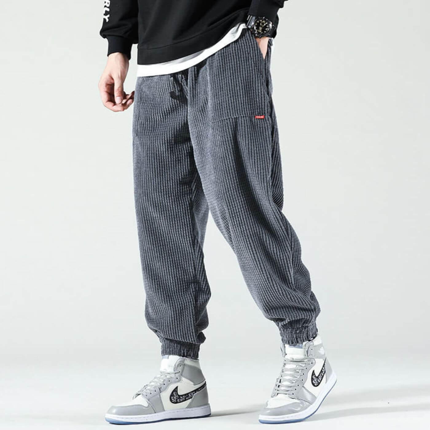 Rugged Corduroy Casual Pants