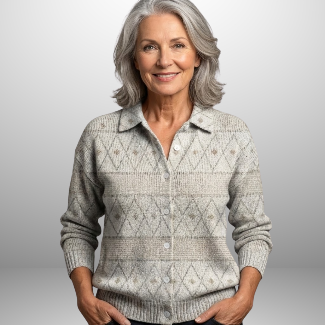 Classic Patterned Crew Neck Sweater