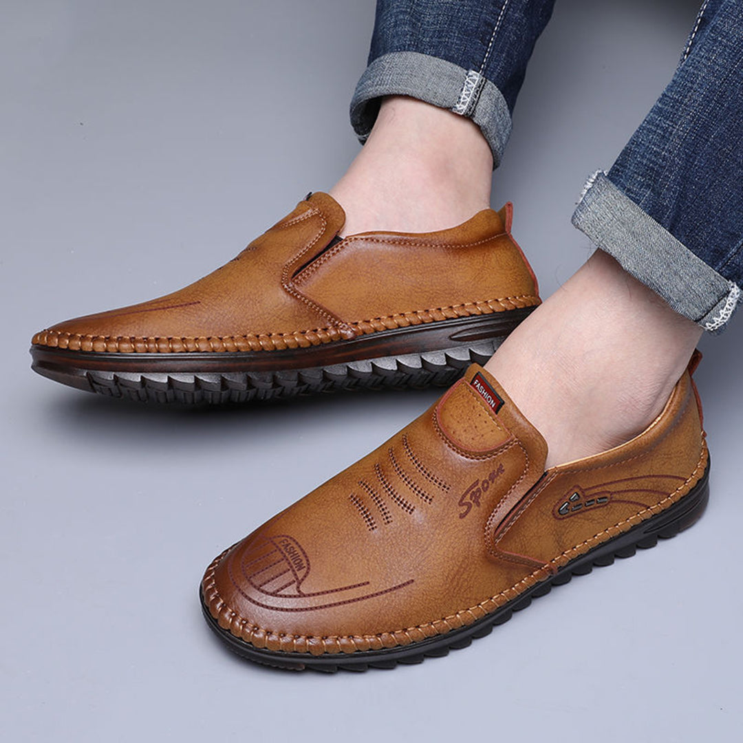 Men's Slip On Loafers Comfortable Non Slip Shoes