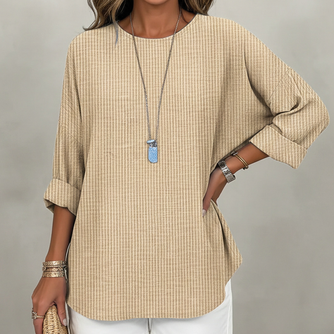 Classic Stripe Relaxed Fit Top