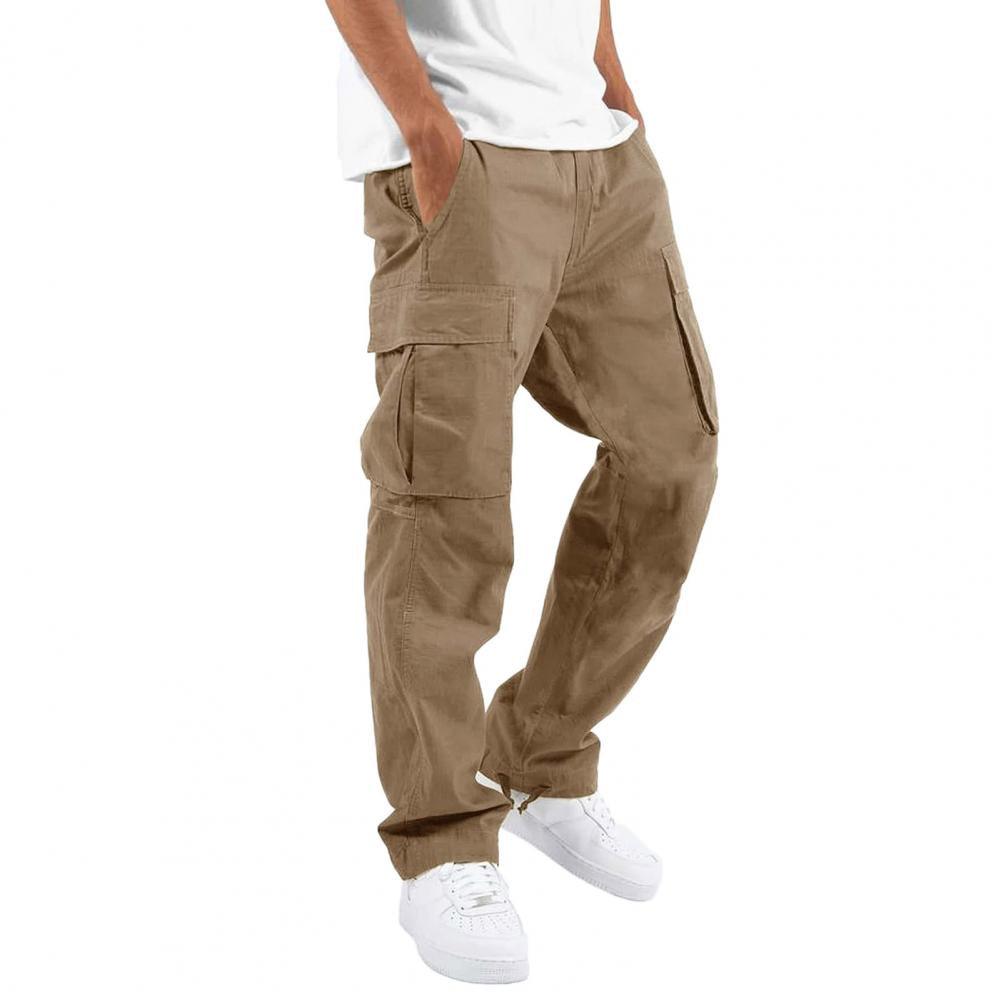 Relaxed Fit Casual Work Pants for Men