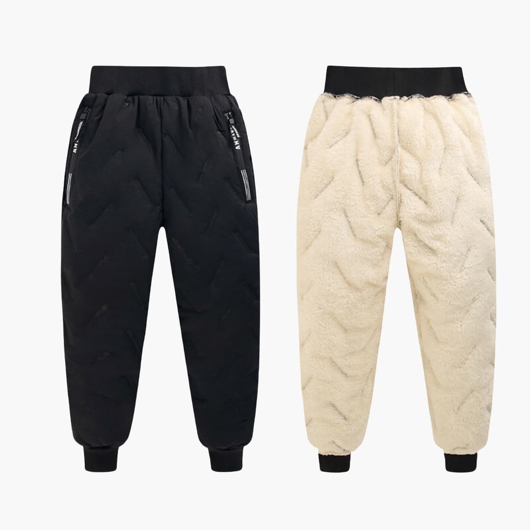Kids Soft Stretchy Quilted Trousers - Olytrend