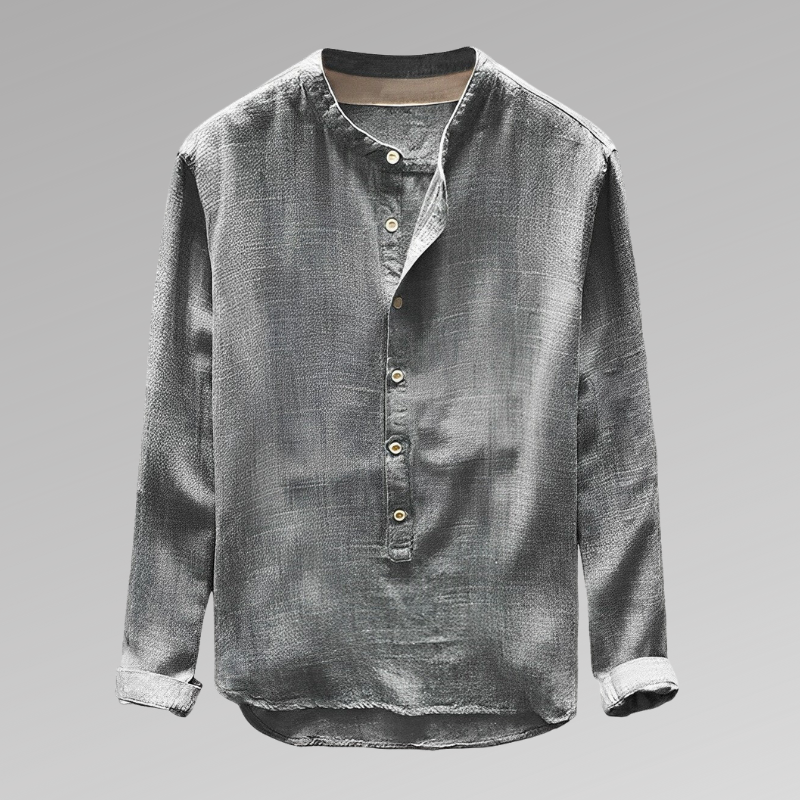 Men's Lightweight Long Sleeve Button Down Shirt