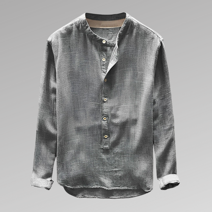 Men's Lightweight Long Sleeve Button Down Shirt