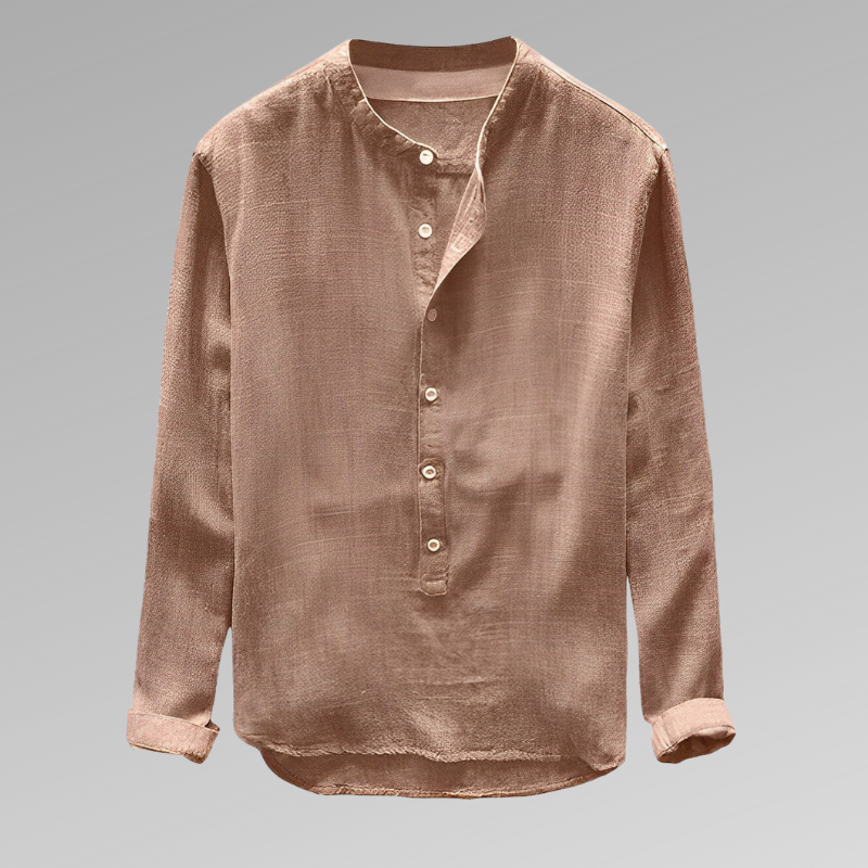 Men's Lightweight Long Sleeve Button Down Shirt