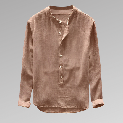 Men's Lightweight Long Sleeve Button Down Shirt
