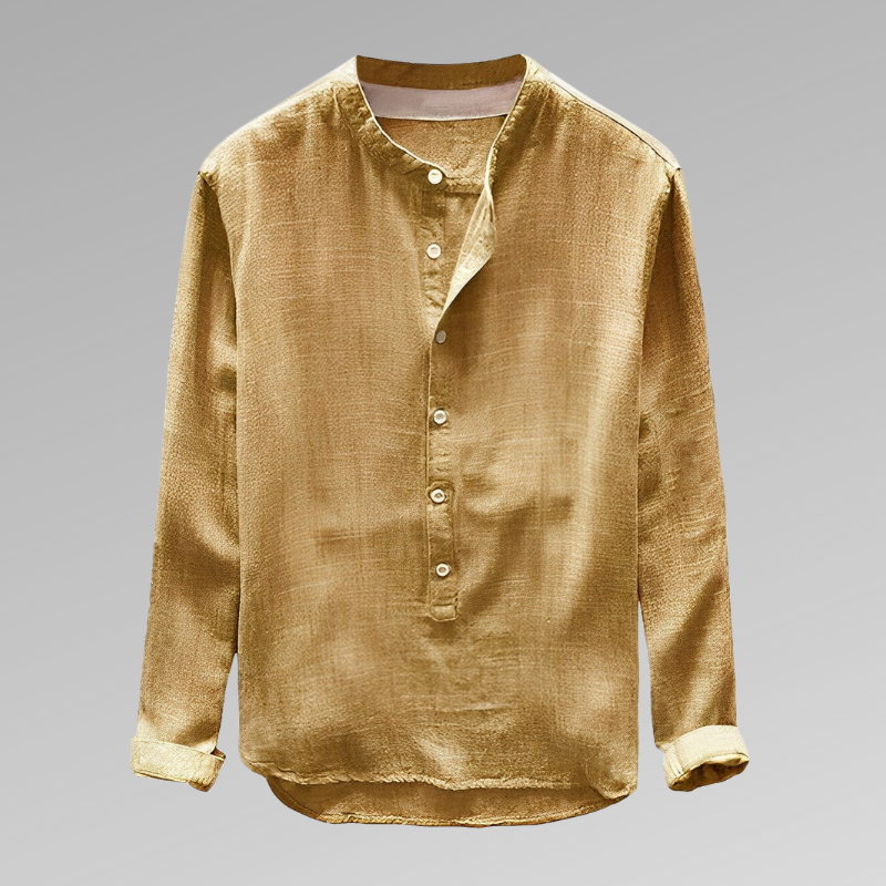 Men's Lightweight Long Sleeve Button Down Shirt