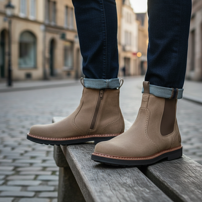 Timeless Ankle Leather Boots - Pexav