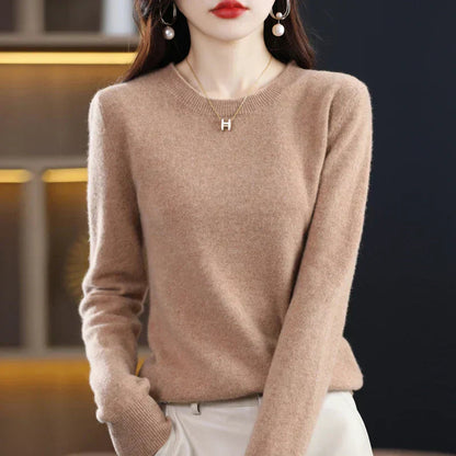 Luxurious Soft Cashmere Women's Crew Sweater