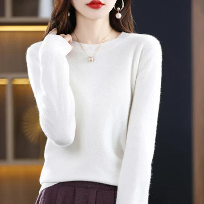 Luxurious Soft Cashmere Women's Crew Sweater