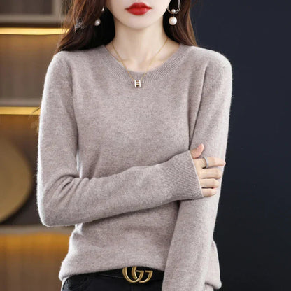 Luxurious Soft Cashmere Women's Crew Sweater