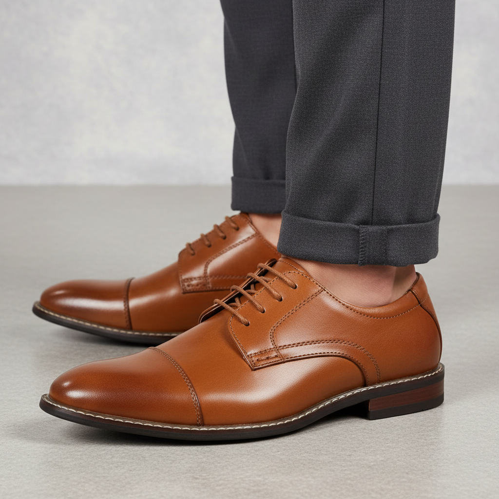Timeless Leather Dress Shoe - Oliver - Pexav