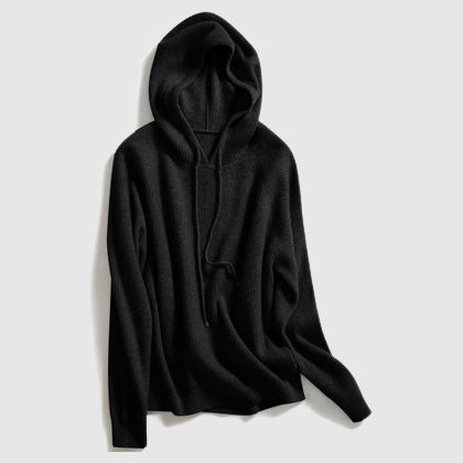 Cozy Women's Oversized Knit Winter Hoodie
