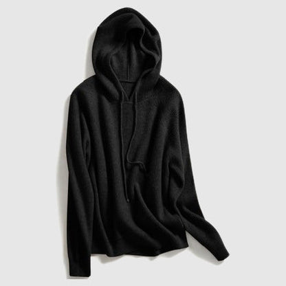 Cozy Women's Oversized Knit Winter Hoodie