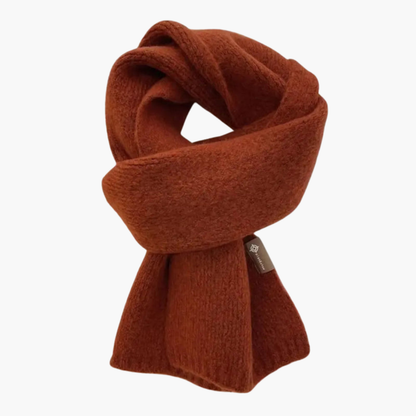 Soft Plush Winter Scarf with Chunky Rectangular Design