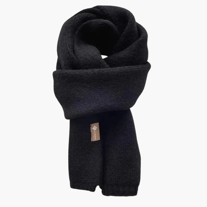 Soft Plush Winter Scarf with Chunky Rectangular Design